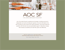 Tablet Screenshot of aocsf.com